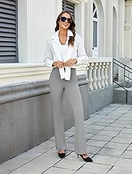 DLOODA Womens Bootcut Dress Pants Business Casual