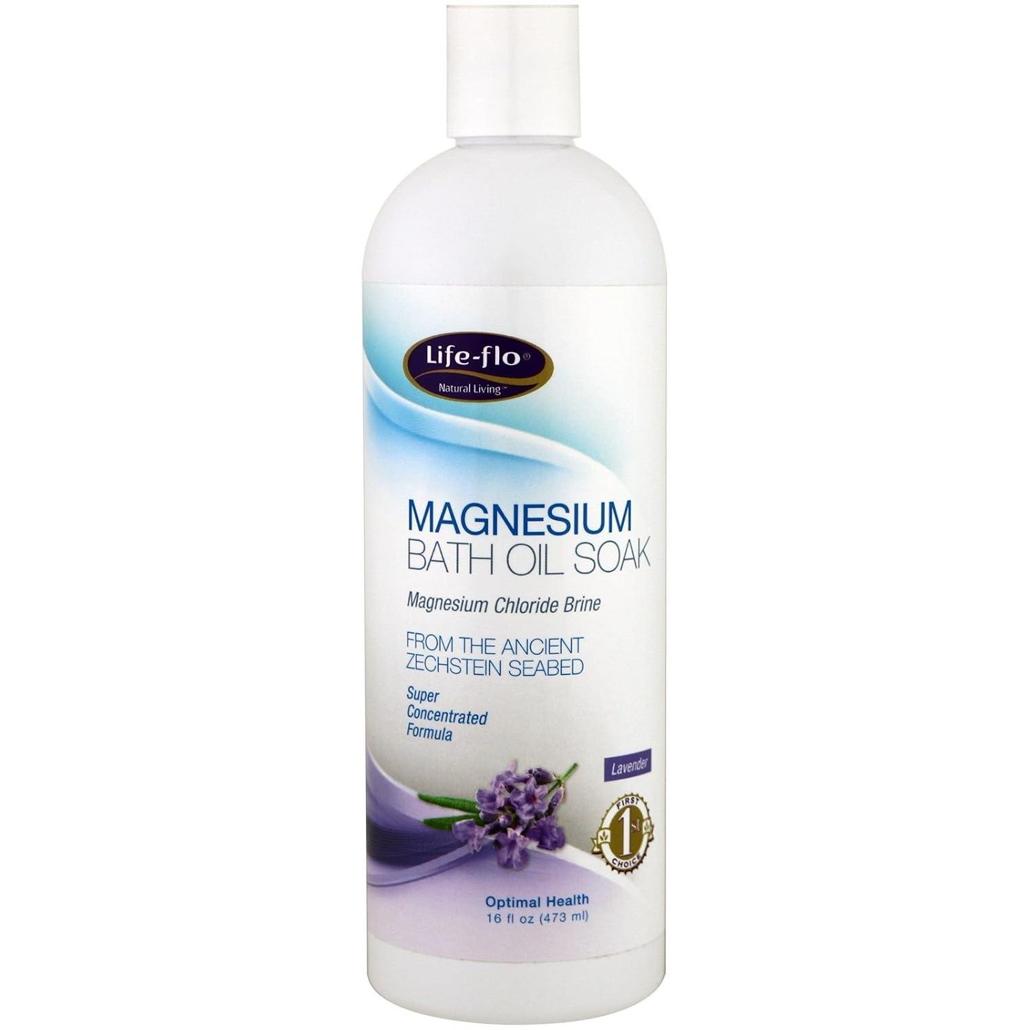 Life-flo Magnesium Bath Oil Soak, Lavender Scent | Potent Magnesium Chloride Soothes & Relaxes Muscles & Joints | 16oz : Beauty