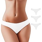 BUBBLELIME XS-XXL Sport Thong Panties Women Low Rise Sexy G-String No Show Bonded Breathable Underwear (6 Pack&3 Pack&1 Pack)