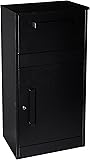 Qualarc WF-PB003 Parcel Defender Freestanding Locking Parcel Drop Box, Black