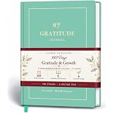 TREES Gratitude Journal, 180-Day Guided Prompts &amp; Mindfulness, 5.8" x 8.5" | Daily Gratitude Prompts, 6 Monthly Reflections, Hardcover, 100GSM Paper, Ribbon Bookmark, Mindfulness &amp; Personal Growth