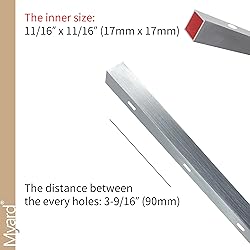 Myard Square Pre-Drilled Intermediate Picket Post