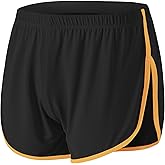 SUMABA Men's Mesh Running Shorts with Side Slit