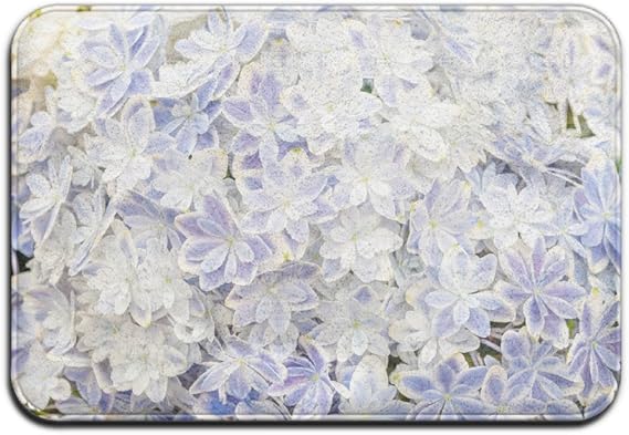 Amazon Co Jp Dera Princess 玄関マット 泥落としマット 屋内 室内 薄い 紫陽花のテクスチャデザイン 約60 40cm おしゃれ 滑り止め 付 服 ファッション小物