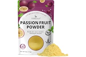 Passion Fruit Powder,Vegan,Non-GMO,Gluten Free,No Additives and Preservatives,4oz