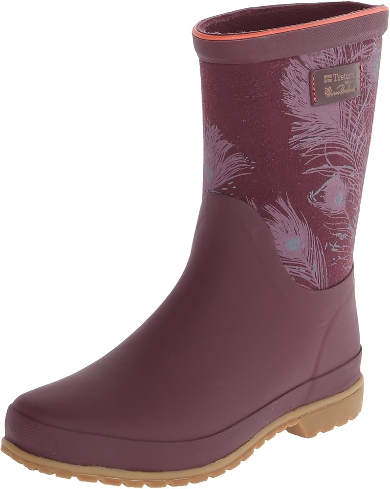 peacock rain boots
