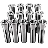 KUNTEC 13 Piece Precision R8 Collet Set Mill