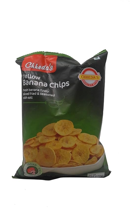 Chheda’s Banana Chips Yellow, 170g Pack Amazon.in