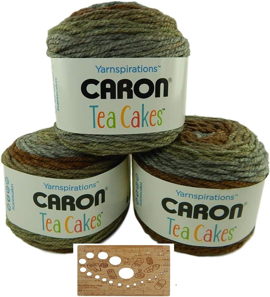 Caron Tea Cakes AcrylicWool Blend Yarn Super Bulky 6 8.5