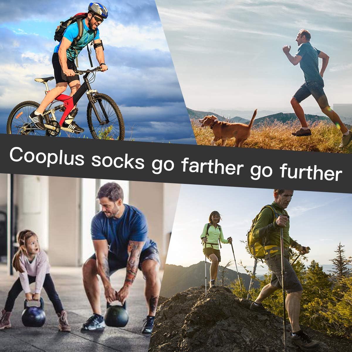 Cooplus Mens Ankle Socks Athletic Cushioned Breathable Low Cut Tab With Arch Support-6Pairs at  Men’s Clothing store