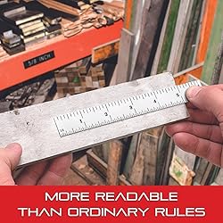 Starrett Spring Tempered Steel Rule with Satin