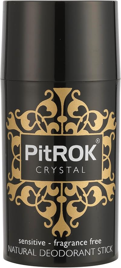 PIT ROK Original Crystal Deodorant Stick 100g Refillable Push-Up Vegan
