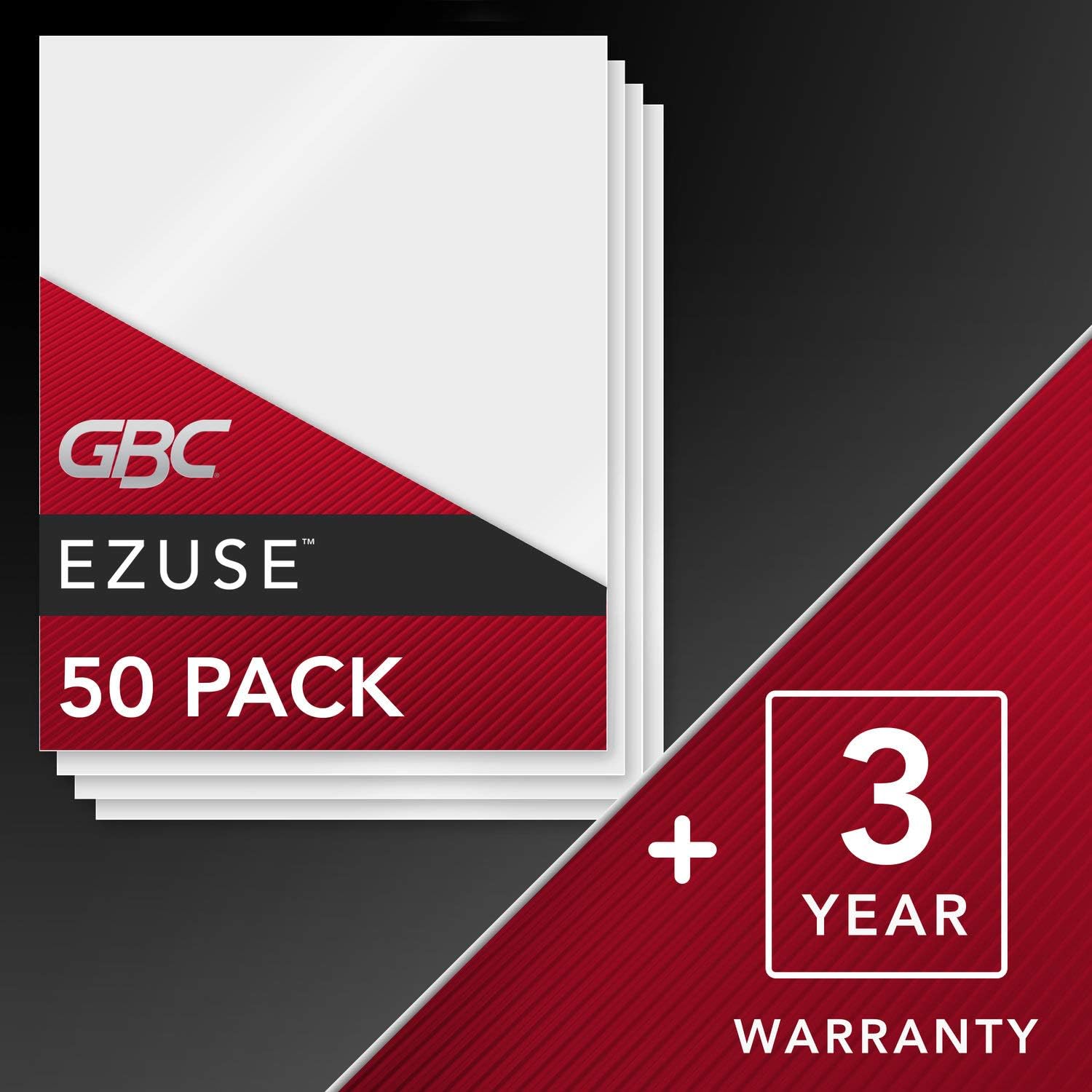 GBC Thermal Laminator Machine, Fusion 6000L, 12 Inch, 1 Min Warm-Up, 3-10 Mil, with 50 EZUse Laminating Pouches (1703097F) : Electronics