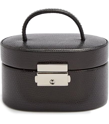 Amazon.com: WOLF Heritage Safe Deposit, Pewter Saffiano - Seven