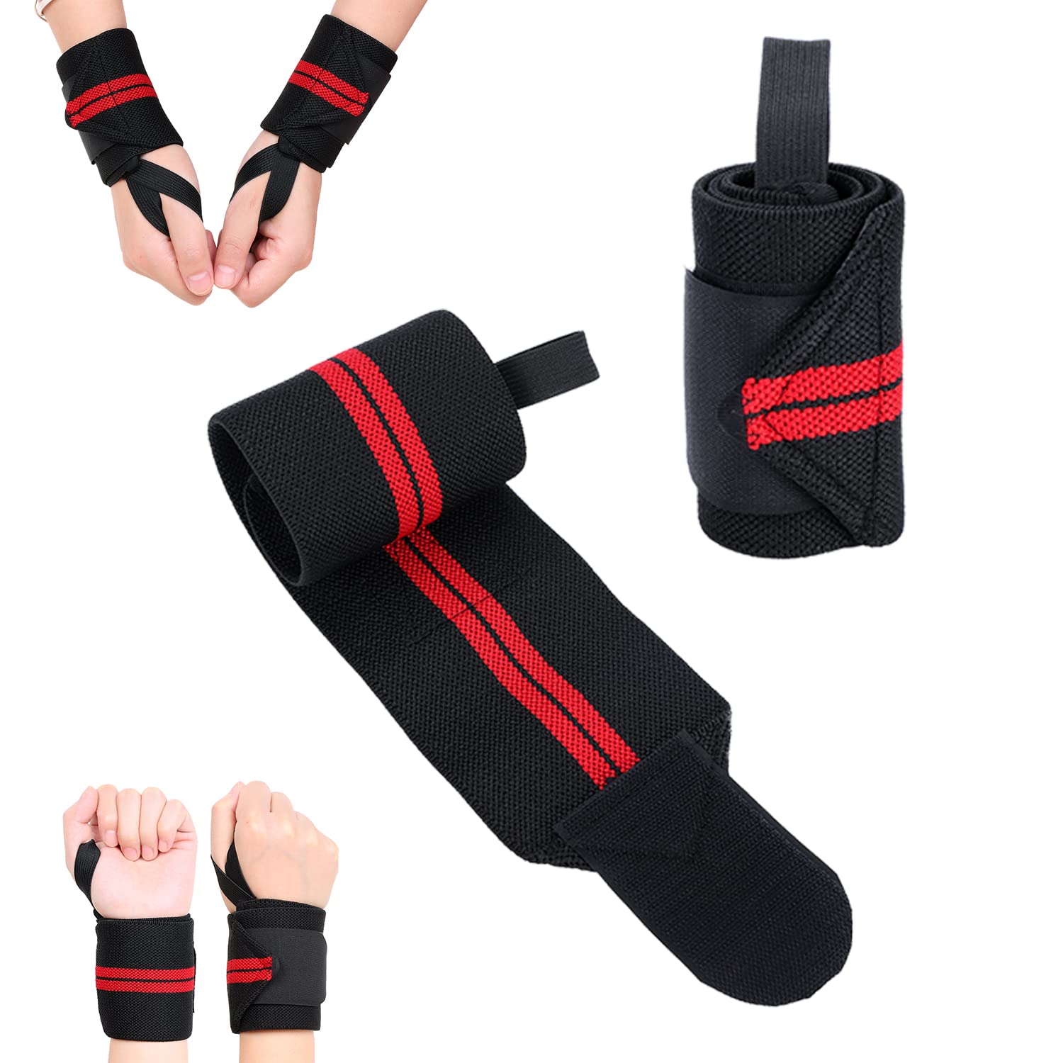 XGOPTS Adjustable Wrist Brace, Wrist Support Brace, Wrist Strap Pressurized Wrist and Palm Brace Guard Bandage for Sports Protecting Tendonitis Pain Relief Carpal Tunnel Arthritis