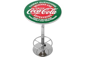 Trademark Global Red and Green Coca Cola Pub Table