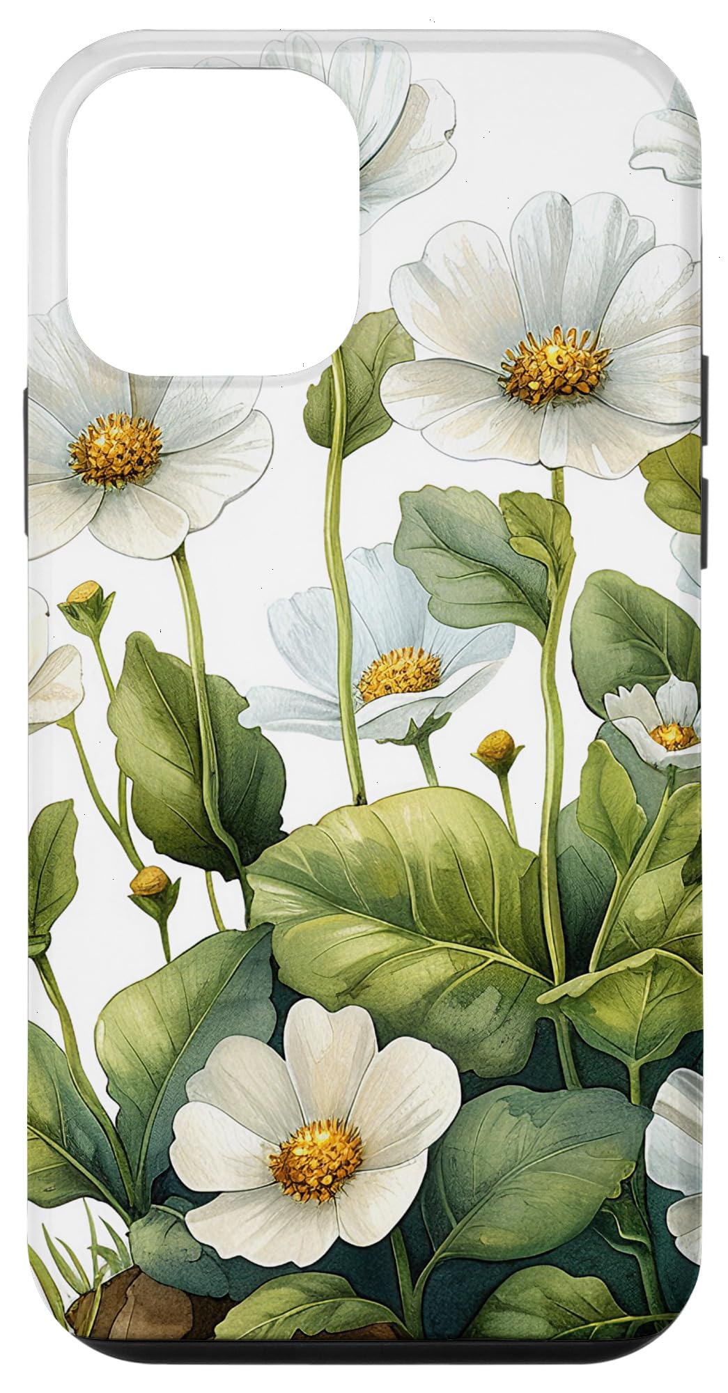 iPhone 12 mini Feverfew Flower Cottagecore Graphic Case