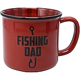 Pavilion - Fishing Dad - 18 oz Coffee Mug Cup For Outdoorsy Hunter Men Women Hunt Gift