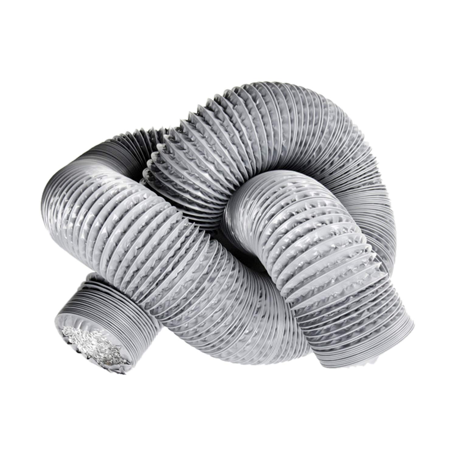 Buy OOPPEN 5'' 5m PVC Ventilation Ducting Aluminium Flexible Fan