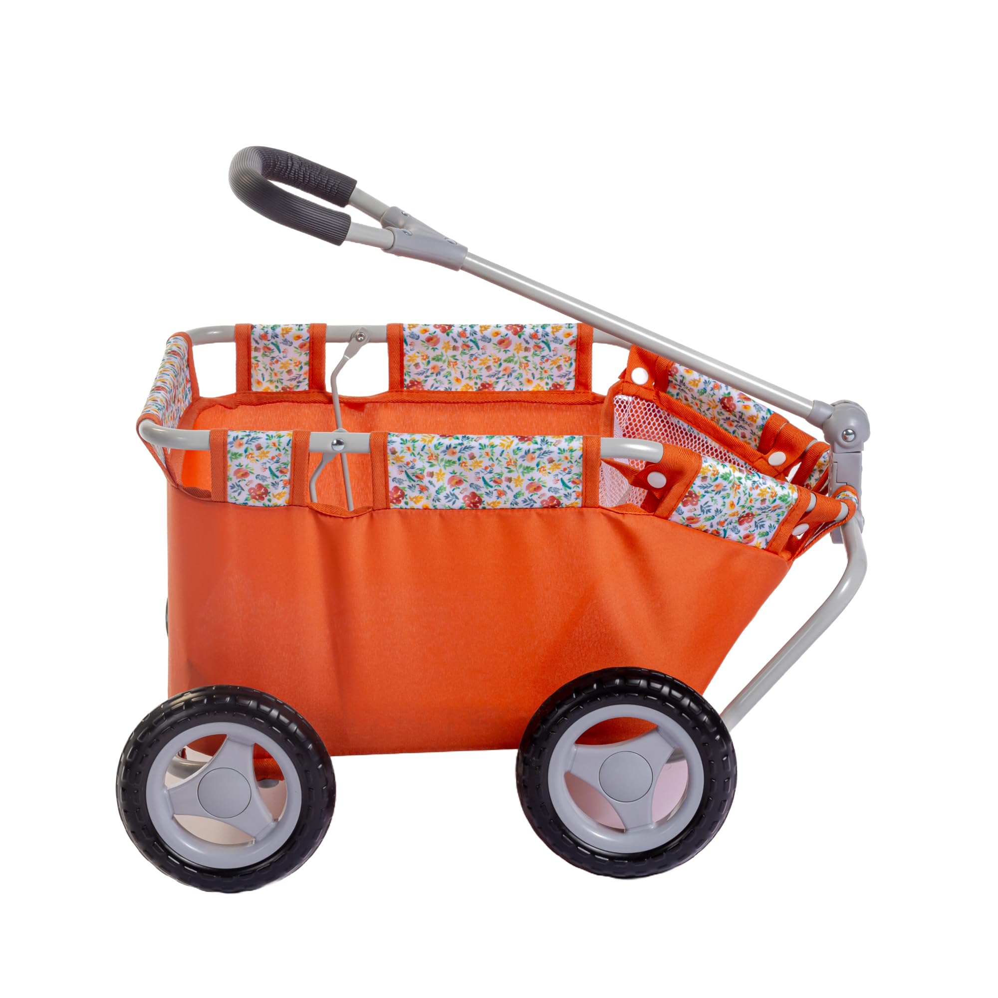 JC Toys - for Keeps Playtime | Deluxe Folding Pull Along | Nature Theme Collection | for Dolls up to 20