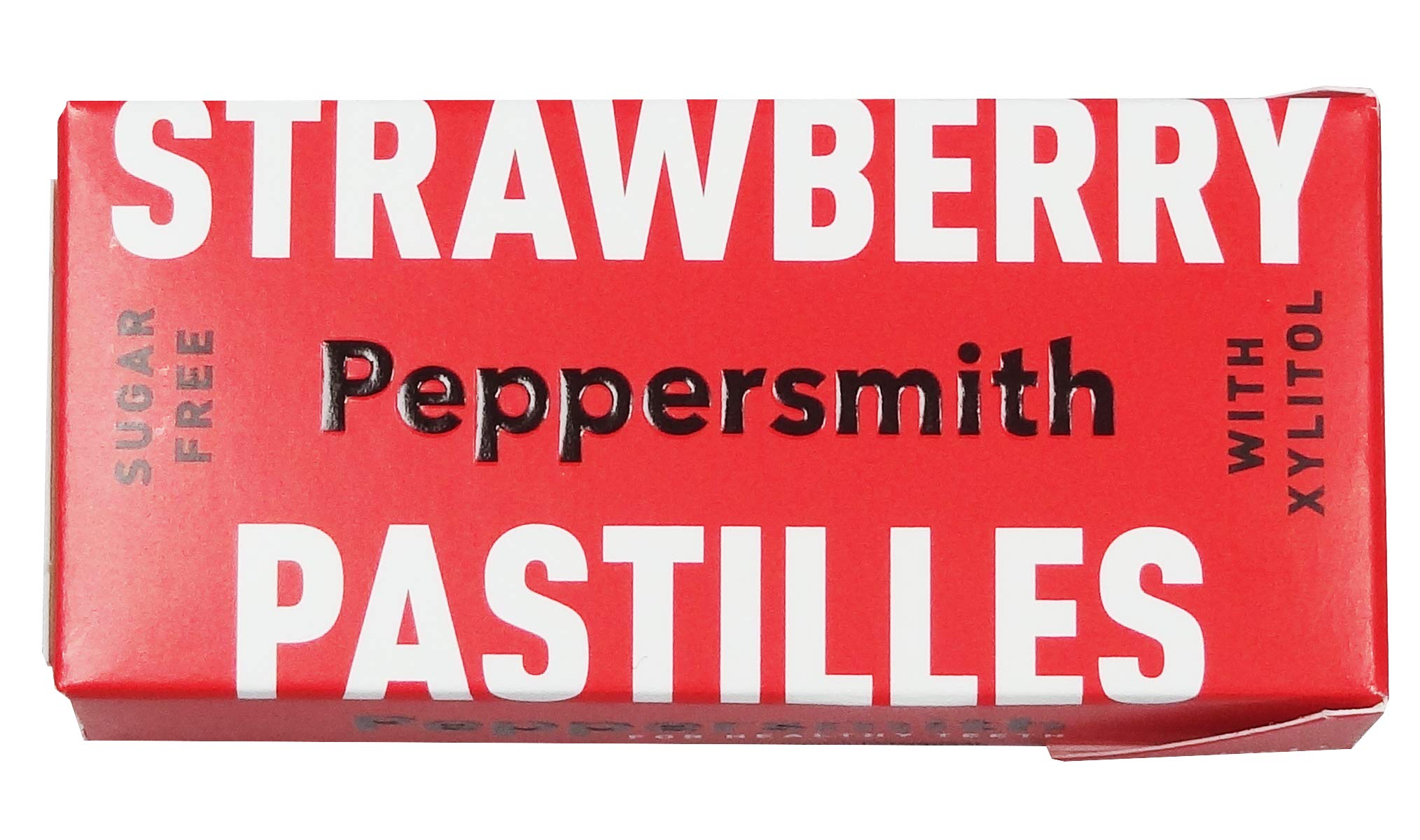 Peppersmith Strawberry & Vanilla Sugar Free Pastilles, 15g