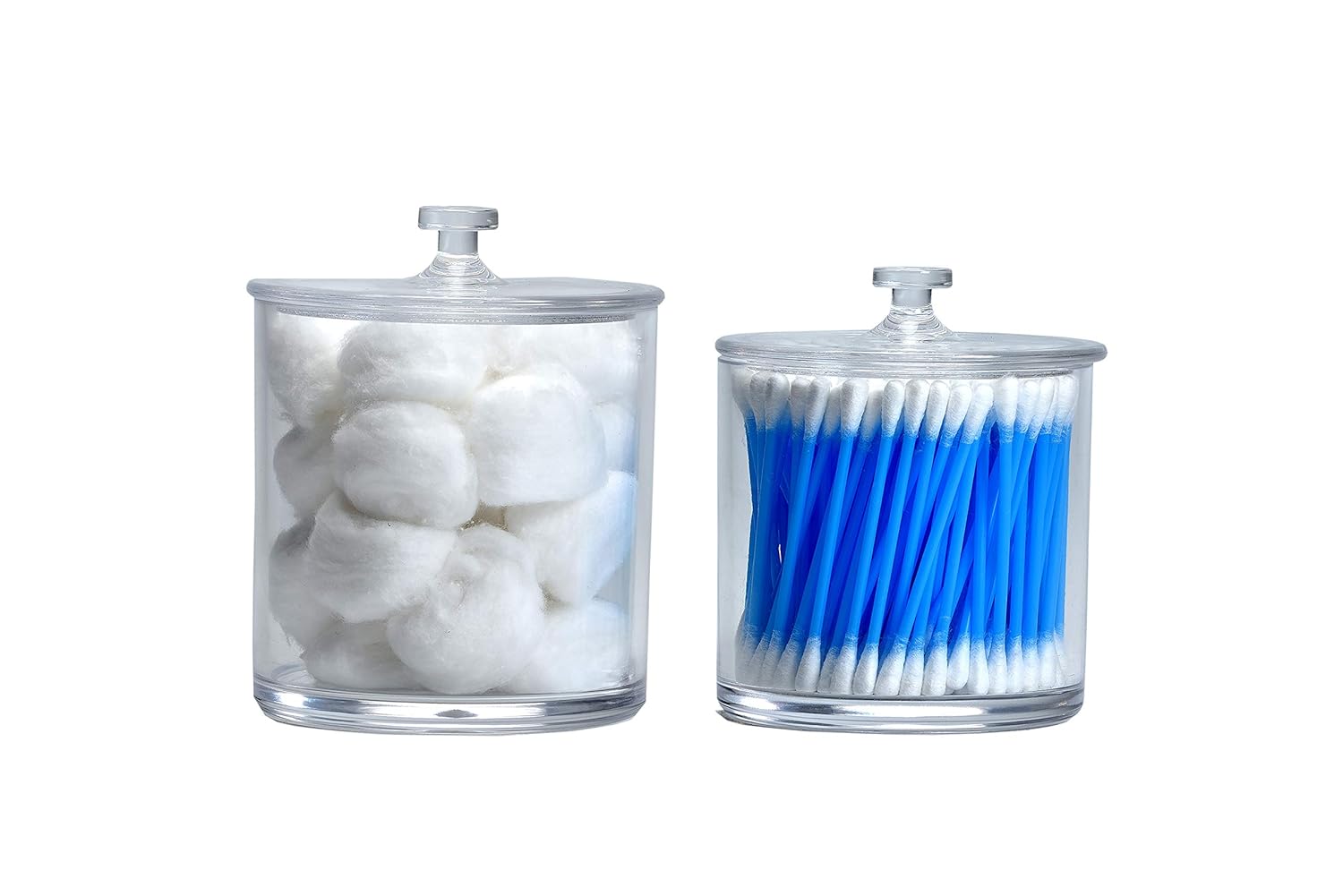 Great Home Decor Pieces Pack of Two Plastic Jars Bath Bomb Holder