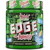 Psycho Pharma Edge of Insanity High-Stim Pre-Workout Powder &ndash; Intense Energy, Focus, Strength and Muscle Pumps &ndash; Advanced Pre Workout Supplement (Blue Lemonade)