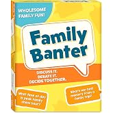 Gouda Games Family Banter &ndash; Conversation Card &amp; Board Game | Interactive &amp; Funny, Family Game Night, 148 Question Cards, Travel Game, Gifts for Kids, Teens &amp; Adults, Ages 8, 9, 10 &amp; Up