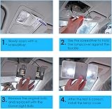BROTOU Festoon LED Car Bulb 6 Pack 31 mm Xenon White 12 SMD 3014 180LM view 6