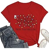 Fawniss Happy 100 Days of School Shirt-Women Cute Flower Teacher Short Sleeve School Days Party Tops Tee