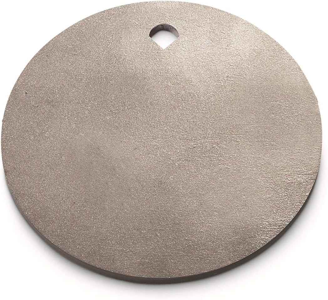 TESKE AR500 Hardened Steel Plate Round Shooting Target, 3/8" Thick