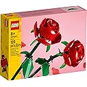 LEGO Roses Building Kit, Unique Gift for Valentine's Day, Botanical Collection, Gift to Build Together, 40460