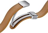 Samsung Galaxy D-Buckle Hybrid Eco-Leather Band S/M Camel for Galaxy Watch view 4