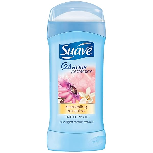SUAVE INVISIBLE SOLID ANTI-PERSPIRANT DEODORANT, EVERLASTING SUNSHINE, 2.6 OUNCE (PACK OF 10)