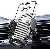 Nycetek 2025 Upgraded Car Vent Phone Mount [Military-Grade Clip] 360° Rotation, Universal Cellphone Holder Fits for iPhone 16