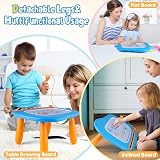 Smasiagon Magnetic Drawing Board Toddler Toy 1-3 Years Blue view 6