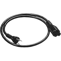 AmazonBasics Extension Cord - 3 feet - US - Black
