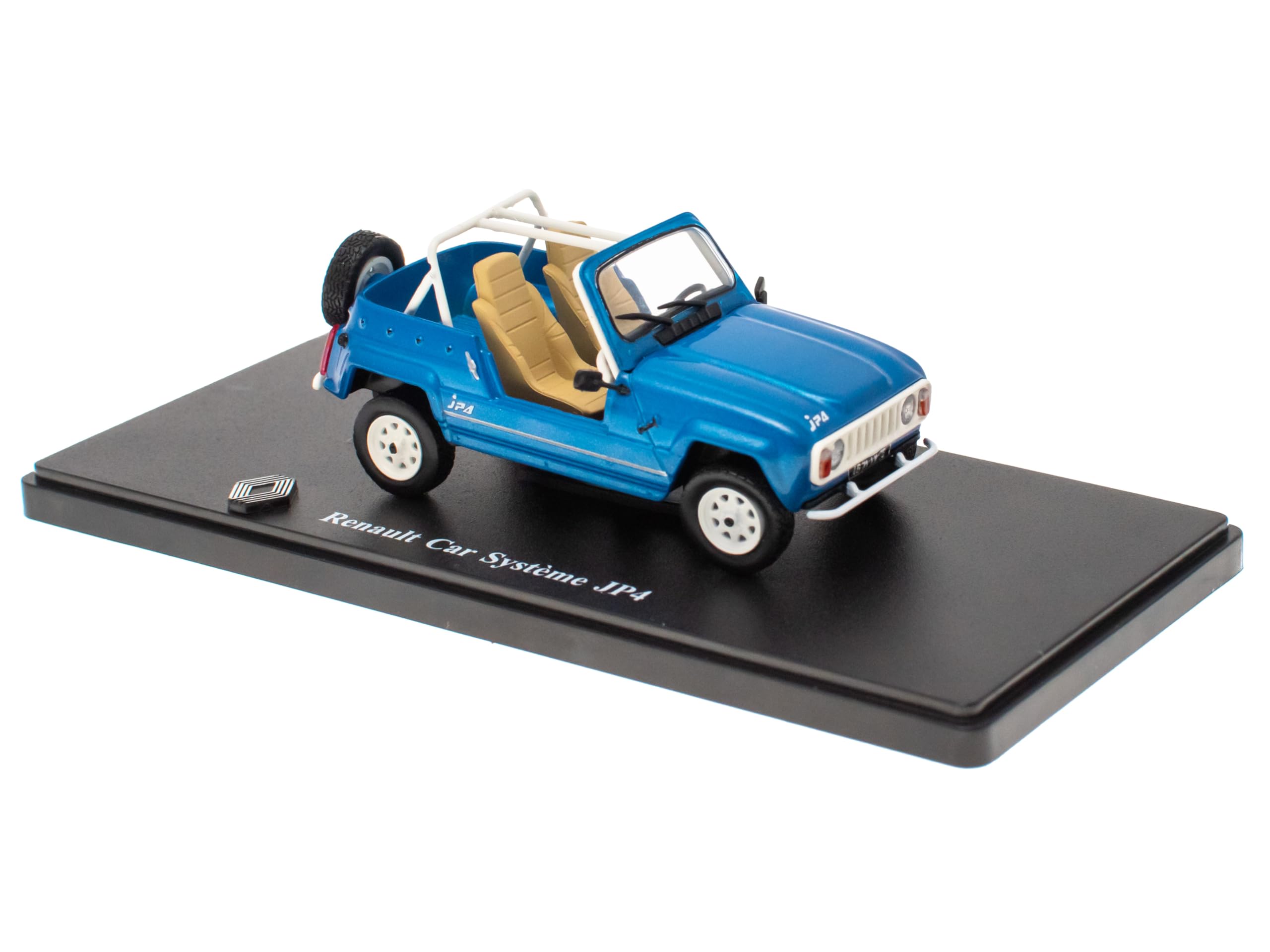 OPO 10 - 1:43 miniature car compatible with RENAULT CAR SYSTEME JP4 - Hachette IXO R4 4L - 4L055