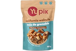Yupik Walnuts, Halves and Pieces, 185 g, Gluten-Free, Kosher, Raw Nuts, Unsalted, Unroasted, No Shell, Healthy Snacks, Source