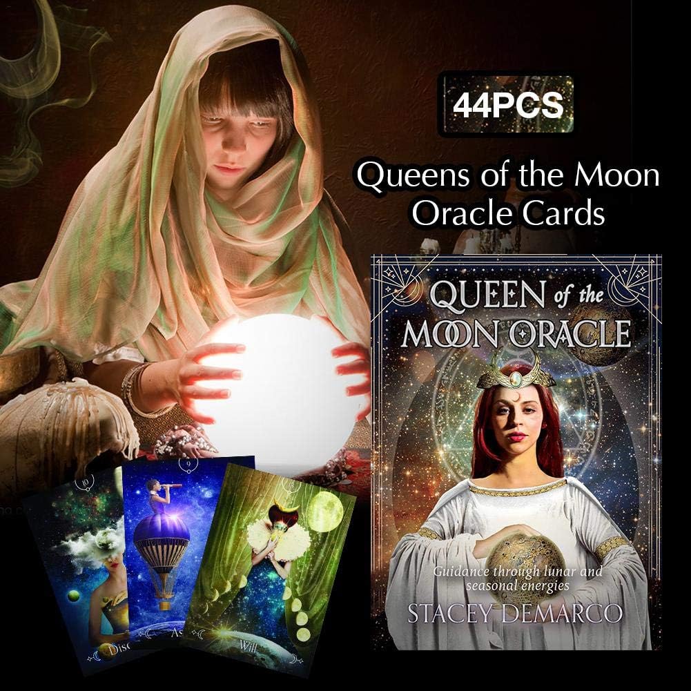 Chuanfeng Moon Queen Shrine Card Beautifully Designed Fairy Paper Tarot Cards 44PCS for Party Home Use good