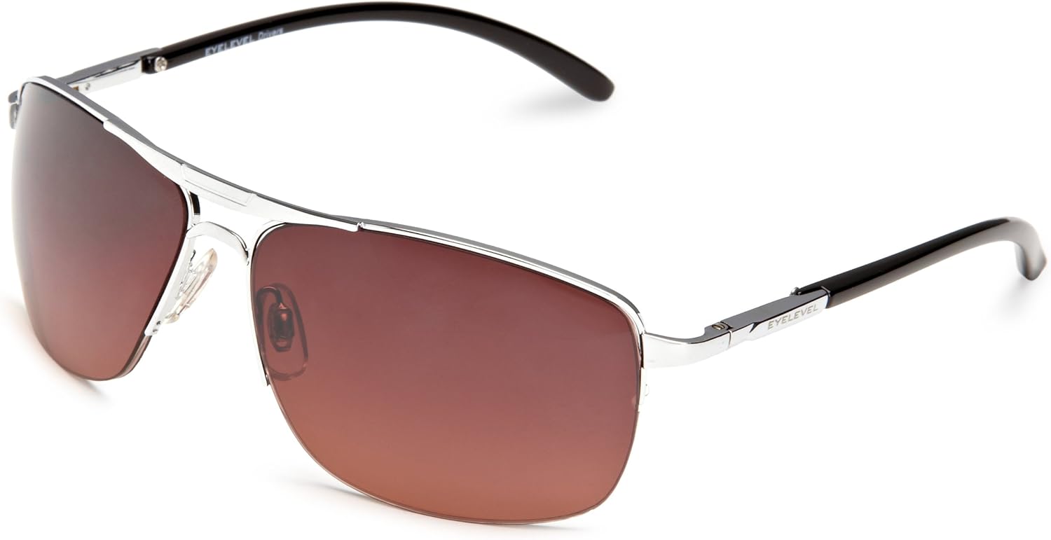 Eyelevel Monza 1 Aviator Men's Sunglasses Silver Effect One Size