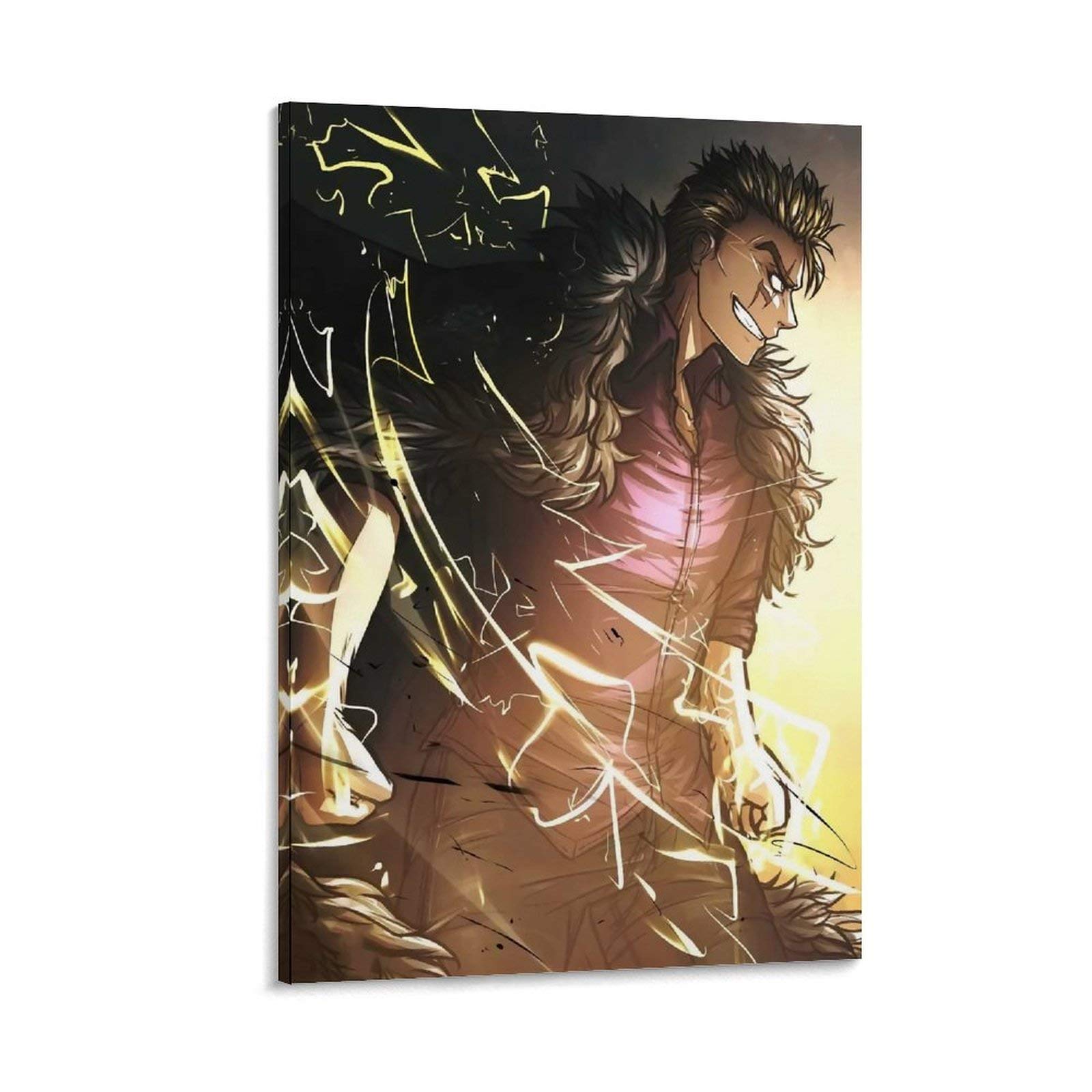 Junxian Anime Fairy Tail Poster Laxus Poster Decorative Painting Canvas Wall Art Living Room Posters