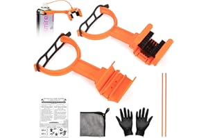 Funria Motorcycle Chain Cleaning Kit with Gloves Towel Motorcycle Chain Lube Tool Kit for 428 520 525 530 Chains Bike Chain Brush Oiler Cleaning Kit (Cleaner Not Included)