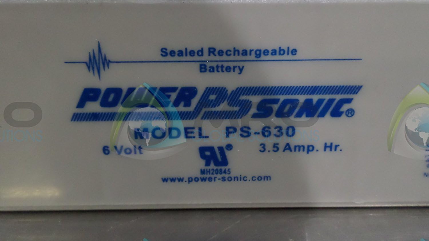 Sealed Lead Acid Battery 6V 3.5AH 175mA FASTON 0.187"x0.032"