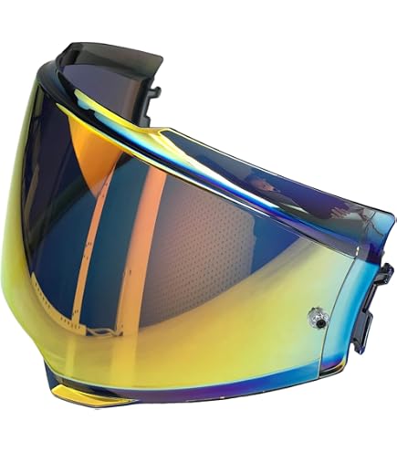Amazon.com: HJC i100 Helmet HJ-36 Pinlock Ready Shield RST Fire Red