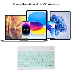 Ultra-Slim Rechargeable Bluetooth Keyboard Portable