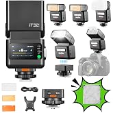 GODOX iT32 TTL Camera Flash with X5S Trigger for Sony A7 III,ZV-E10,A7 IV | ZV-E10 II,a7C,ZV-E1,a6700, a6400,a7C II, a7C, a7CR, RX1RI,HSS Flash Magnetic Hotshoe &amp; Trigger 2-in-1 Mini Flash