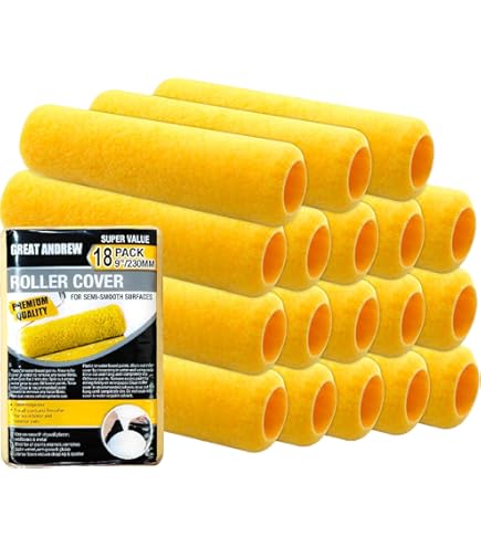 Inch Gisafai 24 Pcs Paint Roller Covers For Paint Rollers