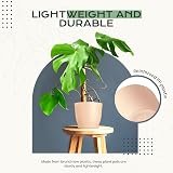 Utopia Home Pink Plastic Planters 10 Pack Multisize Indoor Decorative Pots view 6
