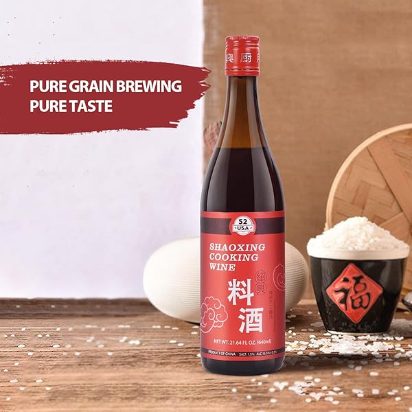 52USA SHAOXING COOKING WINE 21.64 FL OZ, MISSING SECRET INGREDIENT CHINESE COOKING WINE, SHAOXING WINE